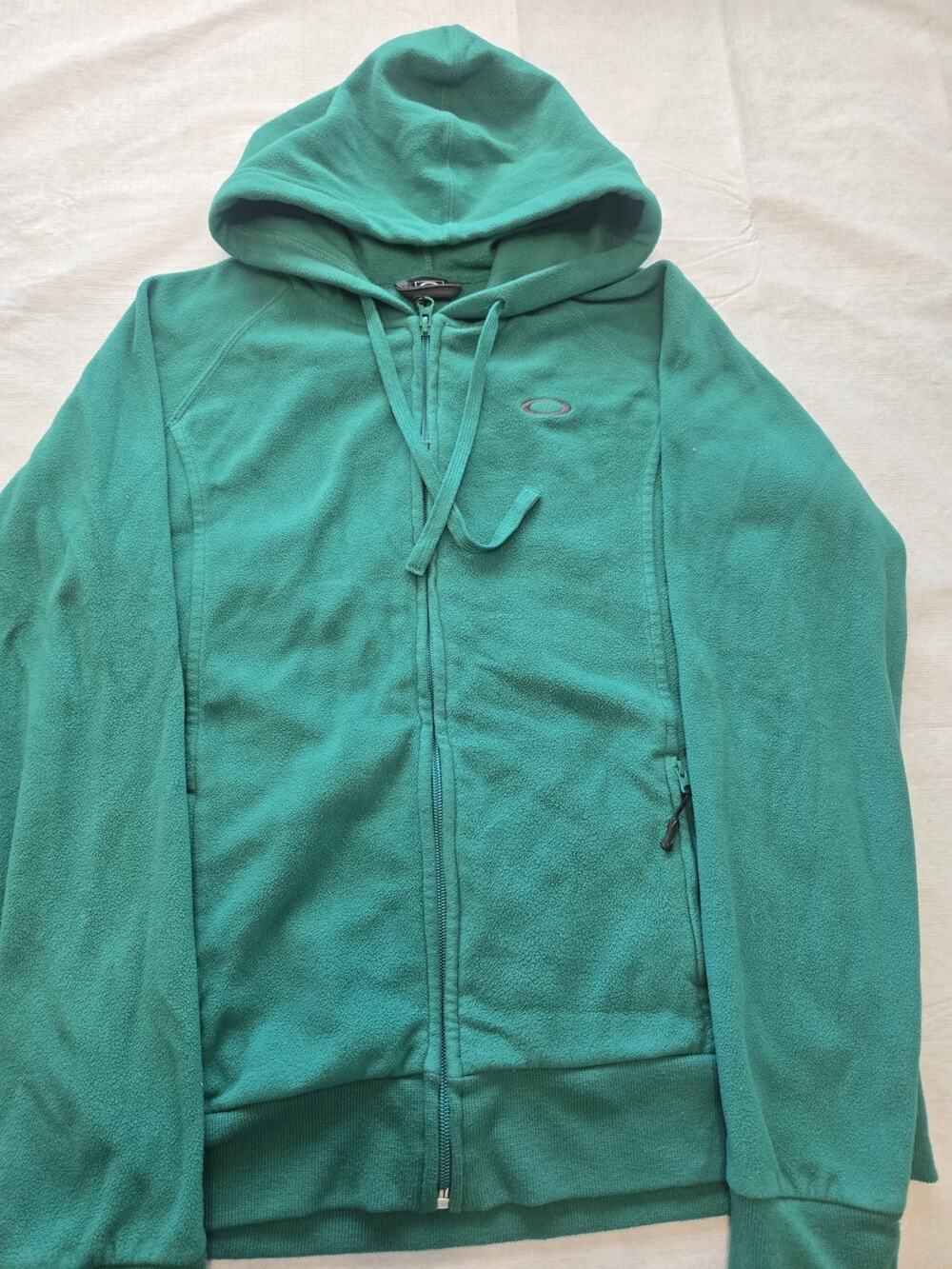 Oakley Jacket Full Zip Fleece Green Size L Womens